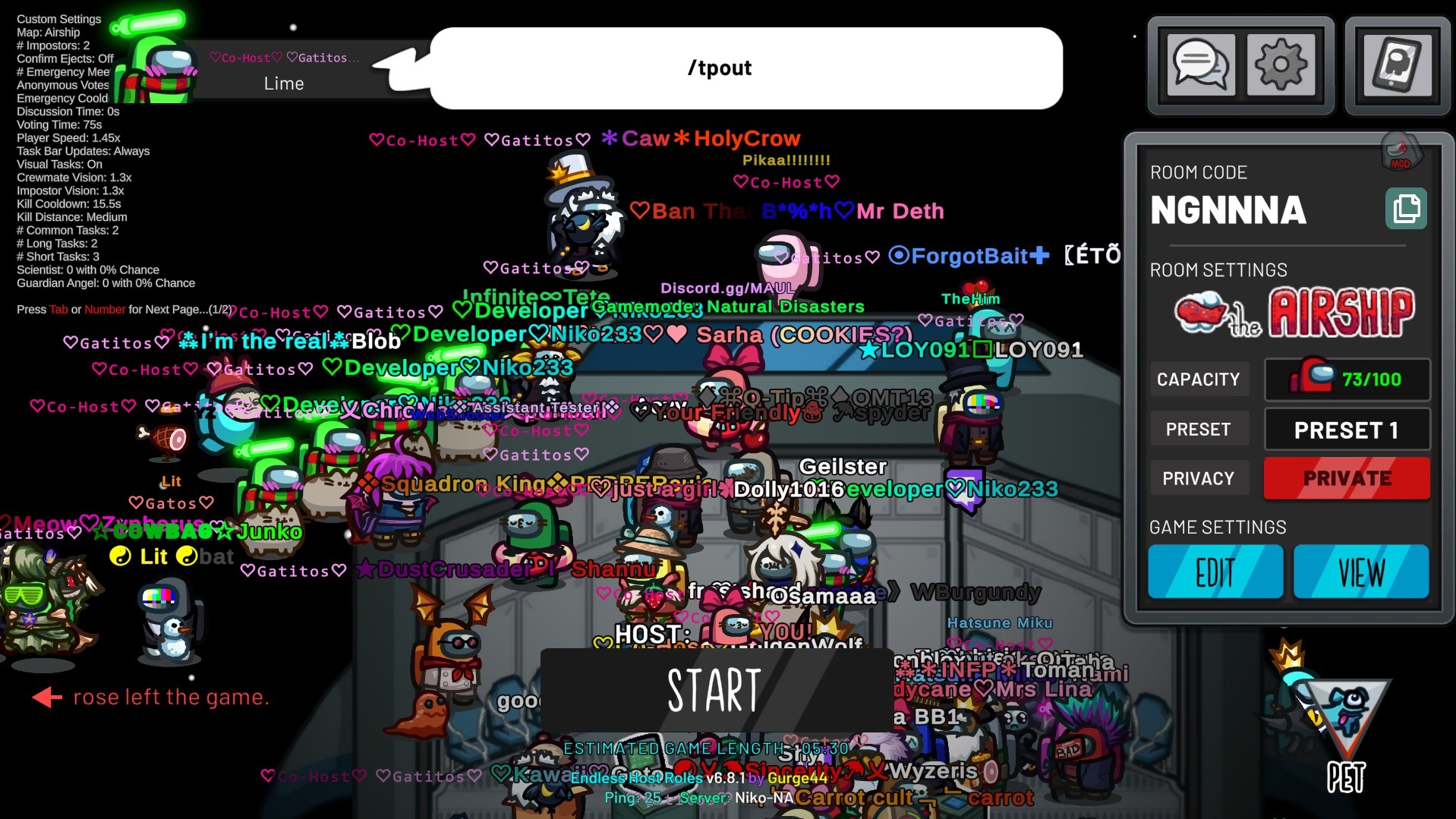 EHR Mega Lobby Server Record 82 Players