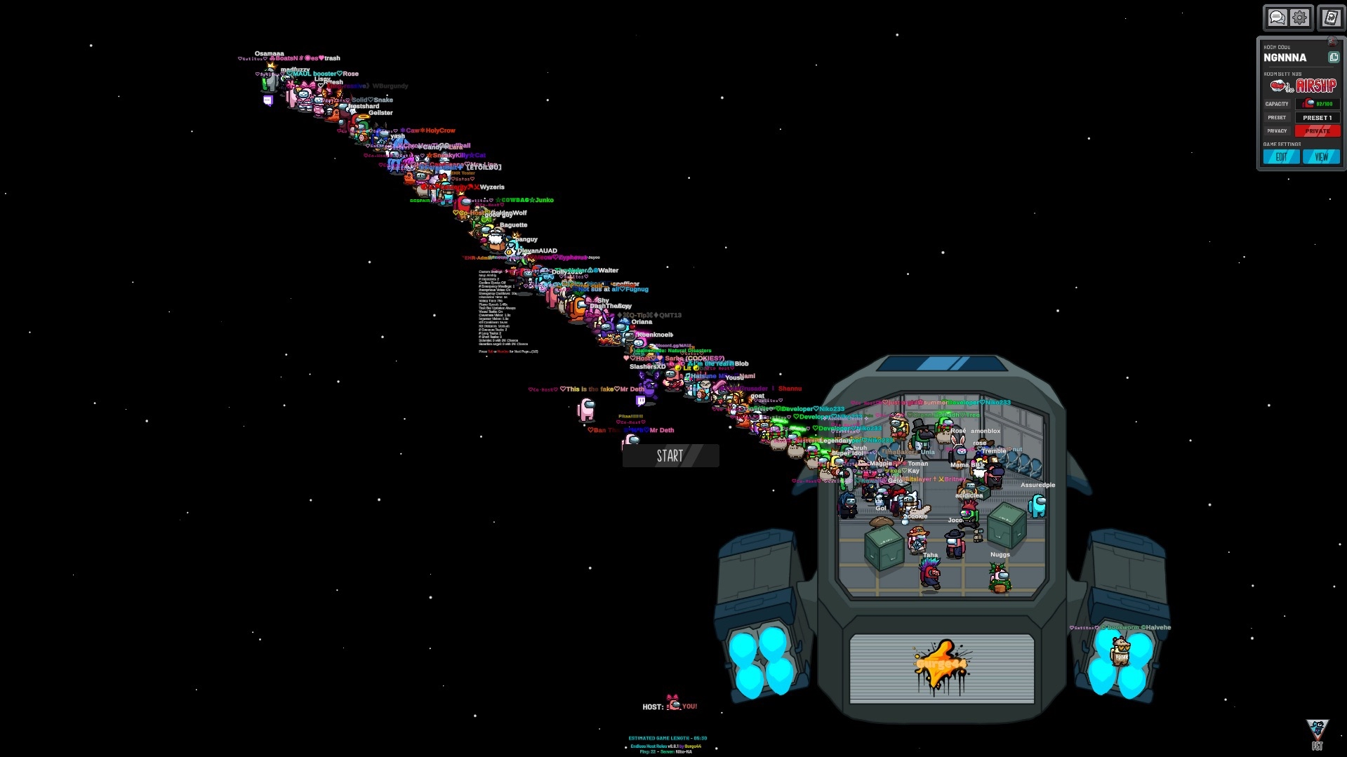 EHR Mega Lobby Server Record 82 Players